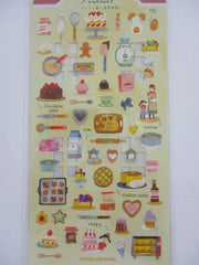 Cute Kawaii Kamio Room Portrait Series Sticker Sheet - Kitchen Cooking Baking - for Journal Planner Craft Agenda Organizer Scrapbook