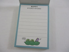 Cute Kawaii Crux Baby Dino Peas in the Pod Mini Notepad / Memo Pad - Stationery Designer Paper Collection