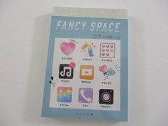 Cute Kawaii Crux #Game Phone Menu Icons Fancy Space Mini Notepad / Memo Pad - Stationery Designer Paper Collection