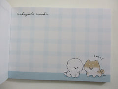 Cute Kawaii Crux Dog Puppies Mini Notepad / Memo Pad - Stationery Design Writing Collection