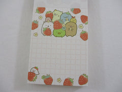 Cute Kawaii San-X Sumikko Gurashi Strawberry Fair Mini Notepad / Memo Pad - A - 2020