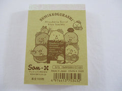 Cute Kawaii San-X Sumikko Gurashi Strawberry Fair Mini Notepad / Memo Pad - C - 2020