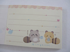 Cute Kawaii San-X Kokoro Araiguma Raccoon Mini Notepad / Memo Pad - D - 2020