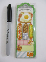 Cute Kawaii Mind Wave Deli Sandwich Bread Muffin Food Sticky Notes Flags - for Journal Planner Organizer Book Craft