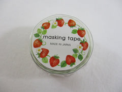 Cute Kawaii Mind Wave Washi / Masking Deco Tape - Strawberry Harvest Strawberries - for Scrapbooking Journal Planner Craft