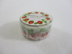 Cute Kawaii Mind Wave Washi / Masking Deco Tape - Strawberry Harvest Strawberries - for Scrapbooking Journal Planner Craft