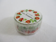 Cute Kawaii Mind Wave Washi / Masking Deco Tape - Strawberry Harvest Strawberries - for Scrapbooking Journal Planner Craft