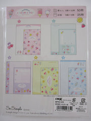 Cute Kawaii Crux Caramel Pop Popsicle Ice Cream Letter Set Pack - Stationery Writing Paper Penpal