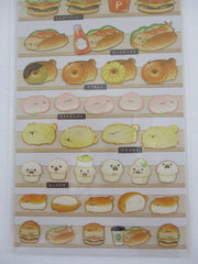 Cute Kawaii Kamio Bakery Bread Cafe Sticker Sheet - for Journal Planner Craft