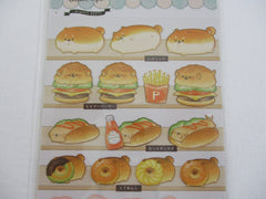 Cute Kawaii Kamio Bakery Bread Cafe Sticker Sheet - for Journal Planner Craft