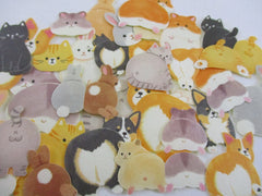 Cat Dog Hamster Rabbit derriere Flake Stickers - 32 pcs