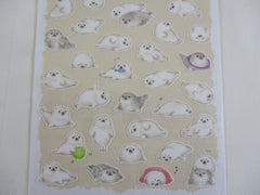 Cute Kawaii MW Animaru  Seal Series - D - Seal Sticker Sheet - for Journal Planner Craft