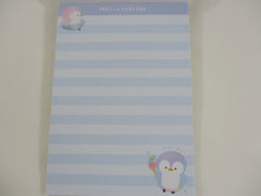 Cute Kawaii  Q-Lia Penguin Yoki na Penchan 4 x 6 Inch Notepad / Memo Pad - Stationery Designer Paper Collection