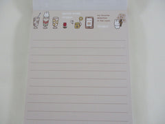 Cute Kawaii  Q-Lia Rabbit Bunny Retro Cafe Cookie Fruit 4 x 6 Inch Notepad / Memo Pad - Stationery Designer Paper Collection