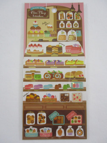 Cute Kawaii MW Display This Play Series - Sweets Shop Confectionery Pastry Sticker Sheet - for Journal Planner Craft