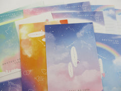 Crux Sky Night Stars Unicorn Letter Sets - Stationery Writing Paper Envelope