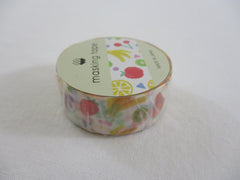 Cute Kawaii Mind Wave Fruits Washi / Masking Deco Tape - for Scrapbooking Journal Planner Craft