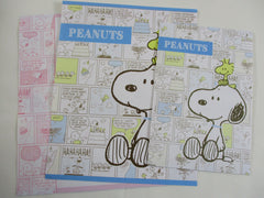 Cute Kawaii Peanuts Snoopy Letter Set - Stationery Writing Paper Penpal Collectible
