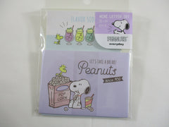 Peanuts Snoopy MINI Letter Set Pack - Stationery Writing Note Paper Envelope