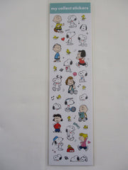 Cute Kawaii Kamio Peanuts Snoopy Woof Smack Sticker Sheet - for Journal Planner Craft