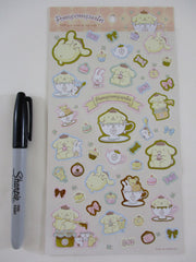 Cute Kawaii Sanrio Pom Pom Purin Dog Large Sticker Sheet - A for Journal Planner Craft Diary Schedule Gift