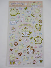 Cute Kawaii Sanrio Pom Pom Purin Dog Large Sticker Sheet - A for Journal Planner Craft Diary Schedule Gift