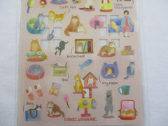 Cute Kawaii Kamio Room Portrait Series Sticker Sheet -  Cat Kitten Home Pet - for Journal Planner Craft Agenda Organizer Scrapbook