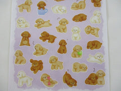 Cute Kawaii MW Animaru  Seal Series - G - Dog Puppies Sticker Sheet - for Journal Planner Craft