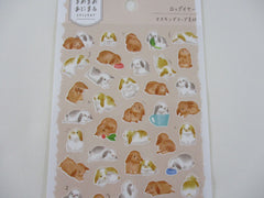 Cute Kawaii MW Animaru  Seal Series - K - Rabbit Bunny Sticker Sheet - for Journal Planner Craft