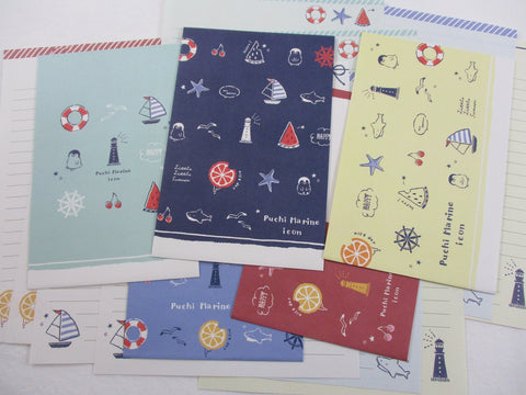 Crux Marine Sea Little Summer Nice Day Trip Beach Sea Ocean Letter Sets - Stationery Writing Paper Envelope