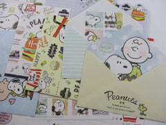 Cute Kawaii  Peanuts Snoopy Letter Paper + Envelope Theme Set