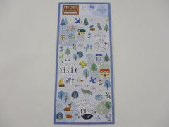 Cute Kawaii MW Scenic Season Series - B - Cold Winter Blue Snow Sticker Sheet - for Journal Planner Craft