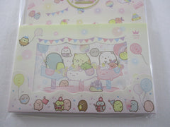 Cute Kawaii San-X Sumikko Gurashi Tapioca Bubble Park B Letter Set Pack - Stationery Writing Paper Envelope Penpal Rare Collectible