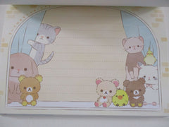 Cute Kawaii San-X Rilakkuma Bear Always with theme 4 x 6 Inch Notepad / Memo Pad - Stationery Designer Paper Collection