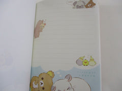 Cute Kawaii San-X Rilakkuma Bear Always with theme 4 x 6 Inch Notepad / Memo Pad - Stationery Designer Paper Collection