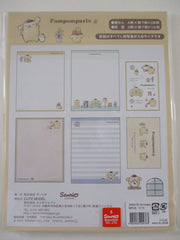 Cute Kawaii Sanrio Pom Pom Purin Dog Letter Set Pack - Stationery Writing Paper Envelope Penpal - Preowned