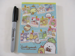 Cute Kawaii San-X Sumikko Gurashi Friends Retro 4 x 6 Inch Notepad / Memo Pad - Stationery Designer Paper Collection