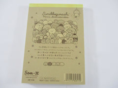 Cute Kawaii San-X Sumikko Gurashi Friends Retro 4 x 6 Inch Notepad / Memo Pad - Stationery Designer Paper Collection