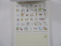 Cute Kawaii San-X Sumikko Gurashi Friends Retro 4 x 6 Inch Notepad / Memo Pad - Stationery Designer Paper Collection