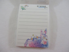 Cute Kawaii Crux Keshikko Stationery Bubble Tea Hedgehog Penguin Seal Mini Notepad / Memo Pad - B - Stationery Designer Paper Collection