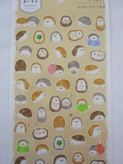 Cute Kawaii MW Animaru  Seal Series - O - Hedgehog Sticker Sheet - for Journal Planner Craft