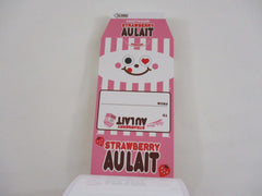 Cute Kawaii Kamio Milk Coffee Carton Die Cut Coupon Style 2.75 x 6.25 Inch Notepad / Memo Pad - Stationery Designer Paper Collection - VHTF