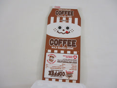 Cute Kawaii Kamio Milk Coffee Carton Die Cut Coupon Style 2.75 x 6.25 Inch Notepad / Memo Pad - Stationery Designer Paper Collection - VHTF