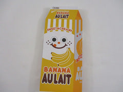 Cute Kawaii Kamio Milk Carton Die Cut Coupon Style 2.75 x 6.25 Inch Notepad / Memo Pad - Stationery Designer Paper Collection - VHTF