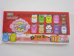 Cute Kawaii Crux Drinks Coupon Style  3.25 x 6.75 Inch Notepad / Memo Pad - Stationery Designer Paper Collection - Vintage VHTF