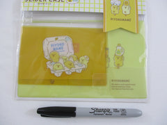 Cute Kawaii Piyoko Chicks and Eggs Zipper Bags