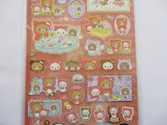 Cute Kawaii San-X Rilakkuma Bear Alice Red Riding Hood Sticker Sheet 2020 - A - for Planner Journal Scrapbook Craft
