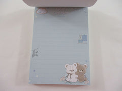 Cute Kawaii Q-Lia Bear Star Girl Corazon 4 x 6 Inch Notepad / Memo Pad - Stationery Designer Paper Collection