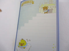 Cute Kawaii San-X Rilakkuma Bear Alice Red Riding Hood 4 x 6 Inch Notepad / Memo Pad - Stationery Designer Paper Collection