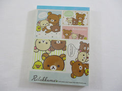 Cute Kawaii San-X Happy Bear Rilakkuma 4 x 6 Inch Notepad / Memo Pad - Stationery Designer Paper Collection